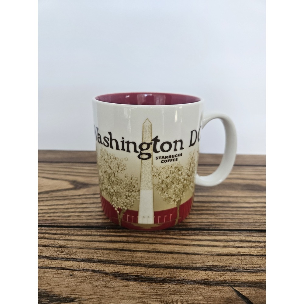 Starbucks Washington DC Cherry Blossom Coffee Mug 2011 Collector Series 16oz